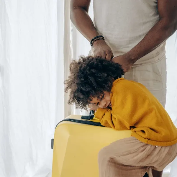Baggage and kid