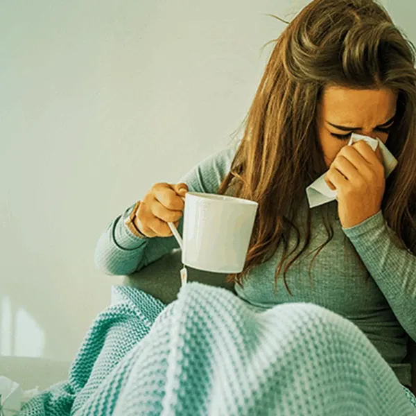 الفرق بين كفيد-19 والحساسية والانفلونزا