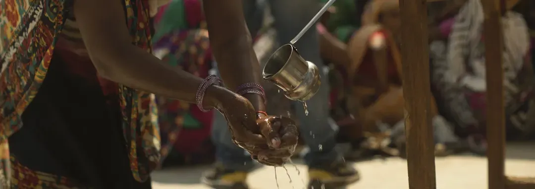 A woman in India