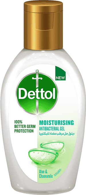 Dettol Moisturizing Anti-Bacterial Hand Sanitizer – Aloe & Chamomile
