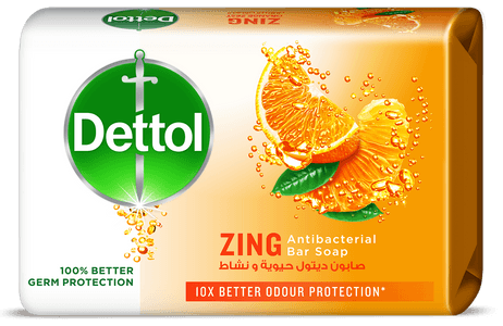 DETTOL ANTI-BACTERIAL BAR SOAP ZING 120 G