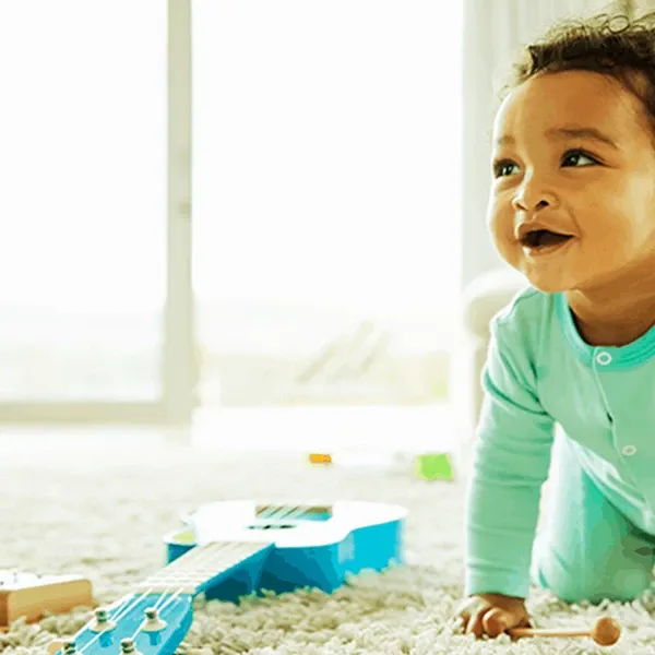 How to make the floor safe with kids crawling around the house?