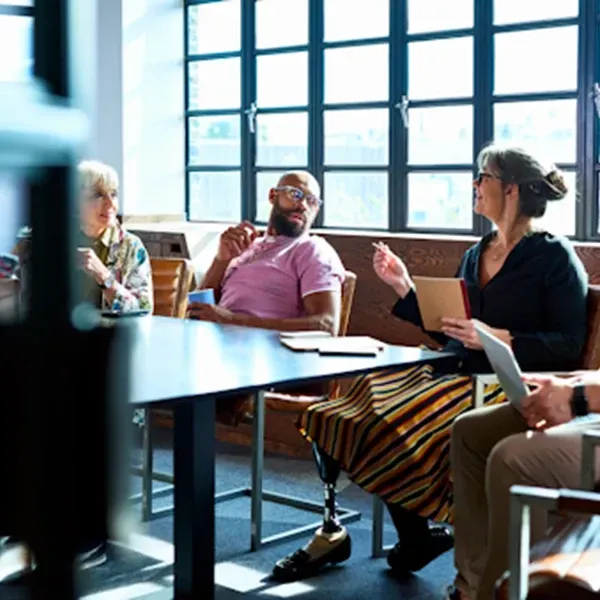People on a meetings